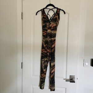 Reptile print full length bodysuit from MiCuerpo